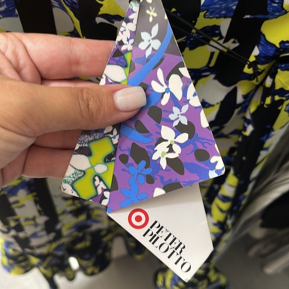 Target PETER PILOTTO for Floral Stripe VIBRANT Print Shift Dress - Picture 4 of 12